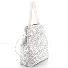 Alaia Bucket Tote Grommet Embellished Leather