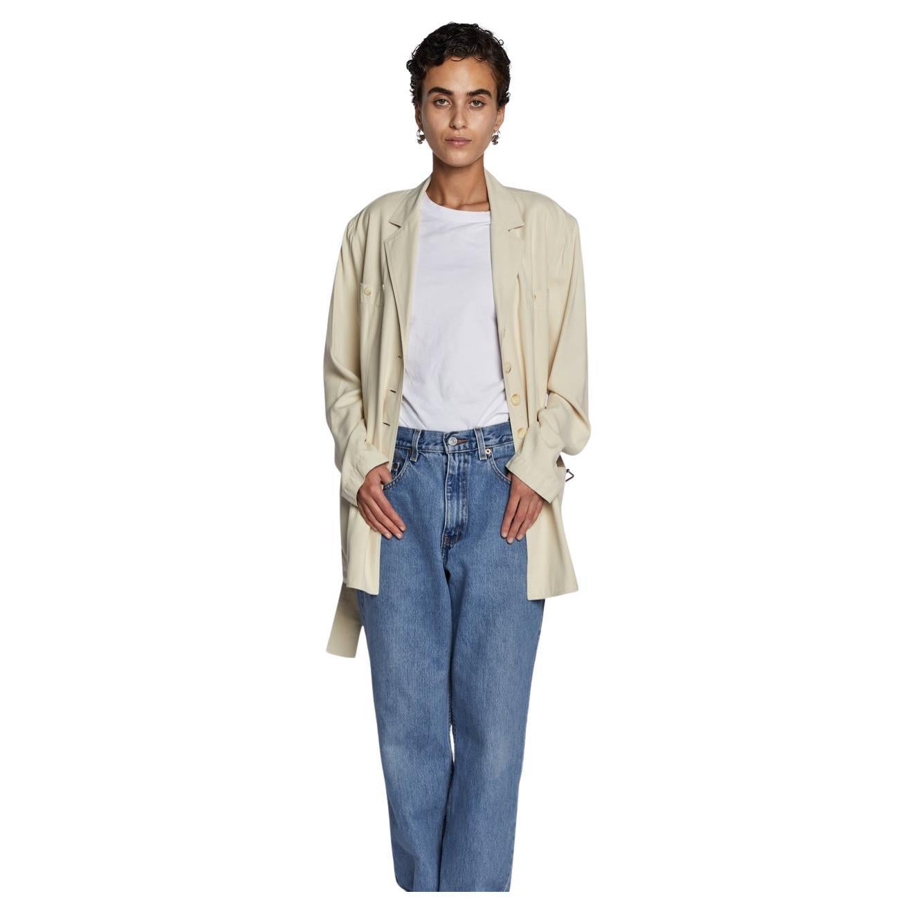 Alaīa Buttermilk Jacket With Belt S/S 1989