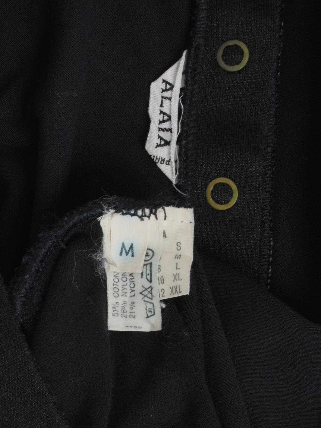Alaïa Buttoned Bodysuit - 80s For Sale 2