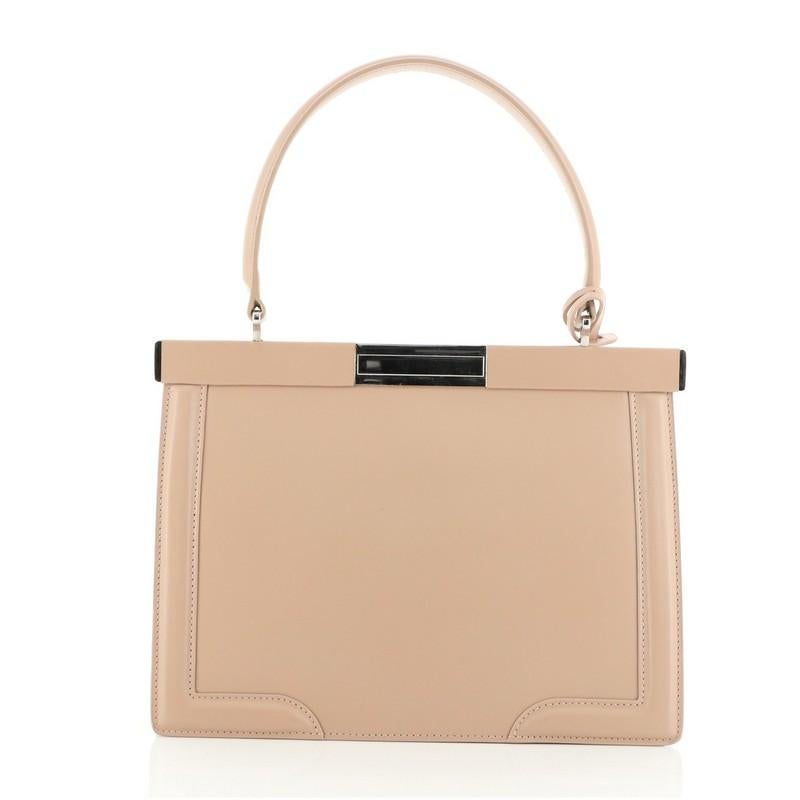 Alaia Cecile Convertible Satchel Leather Small In Good Condition In NY, NY