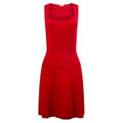 ALAÏA Classic Vintage 1990s Red Bodycon Mini Dress