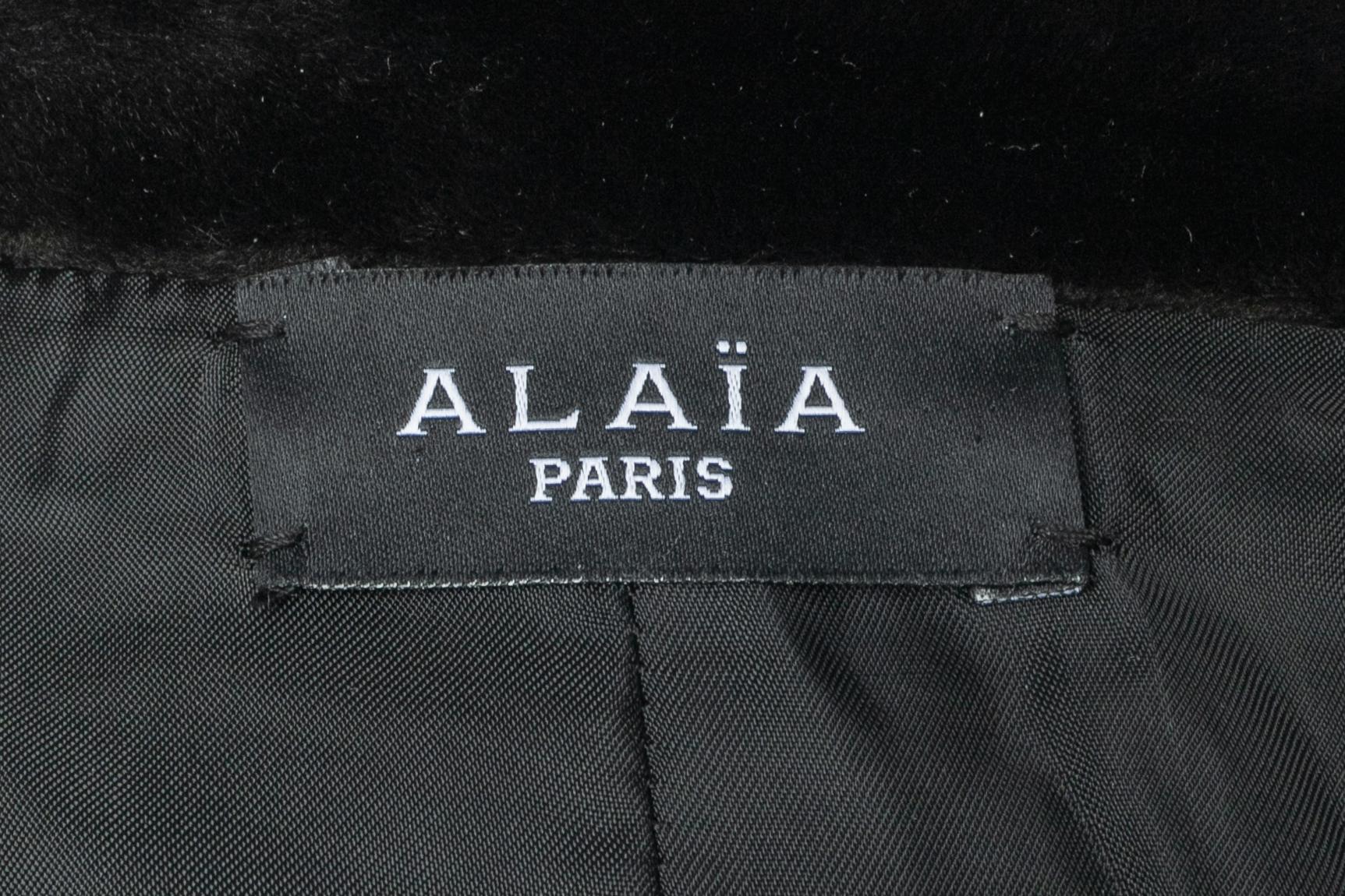 Alaïa coat winter 2021 in vendita 4