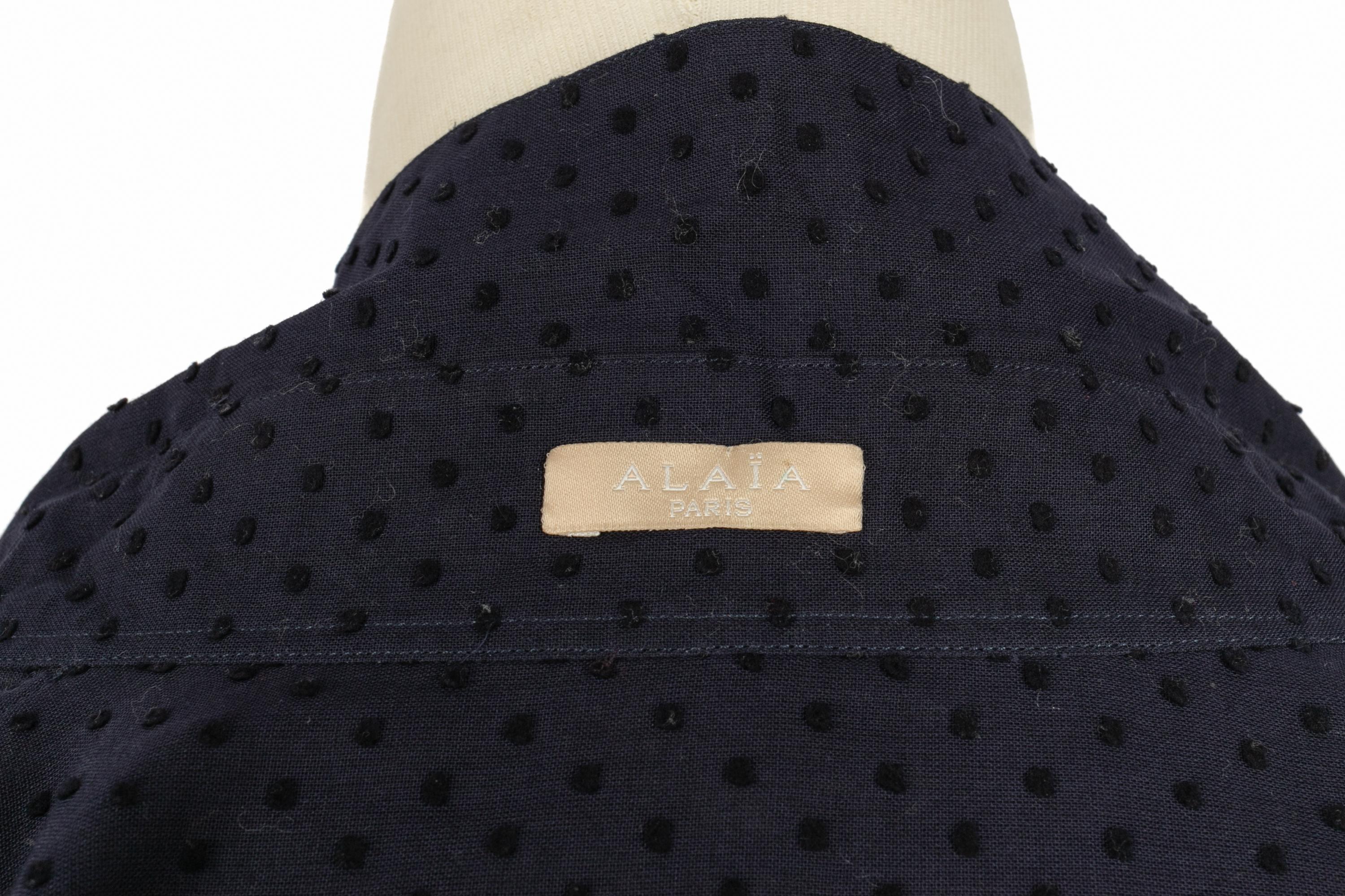 Alaïa Bluse aus Baumwolle im Angebot 5