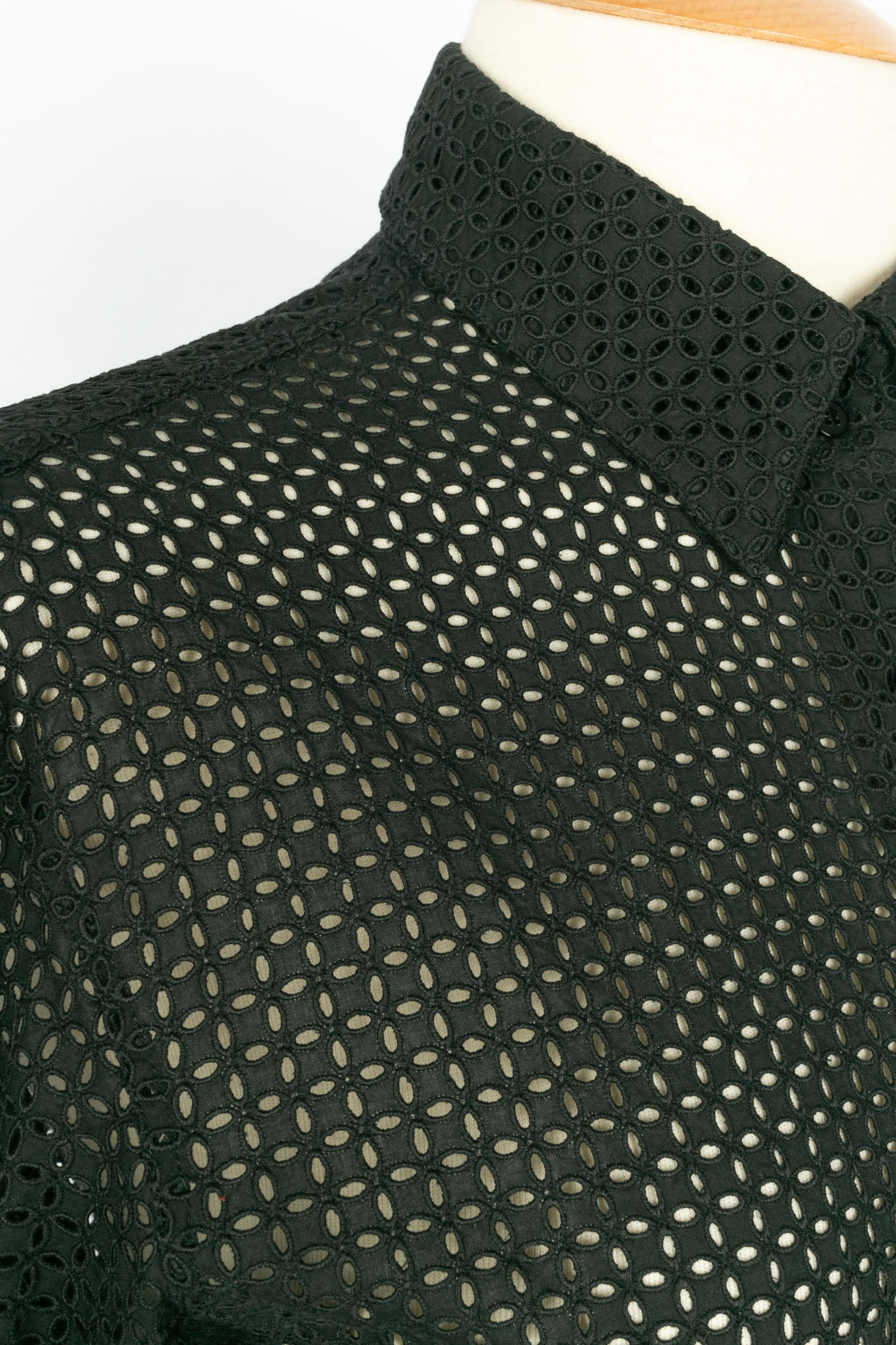 Alaïa cotton shirt In Excellent Condition For Sale In SAINT-OUEN-SUR-SEINE, FR