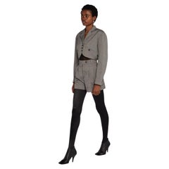 Alaïa Gekürzte Jacke und Shorts Anzug S/S 1988