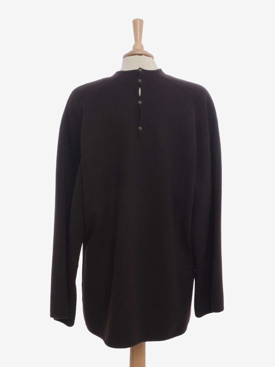 Alaïa Dolman Sleeve Wool Sweater In Excellent Condition For Sale In Milano, IT