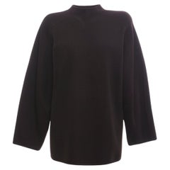 Alaïa - Pull en laine à manches dolmanes