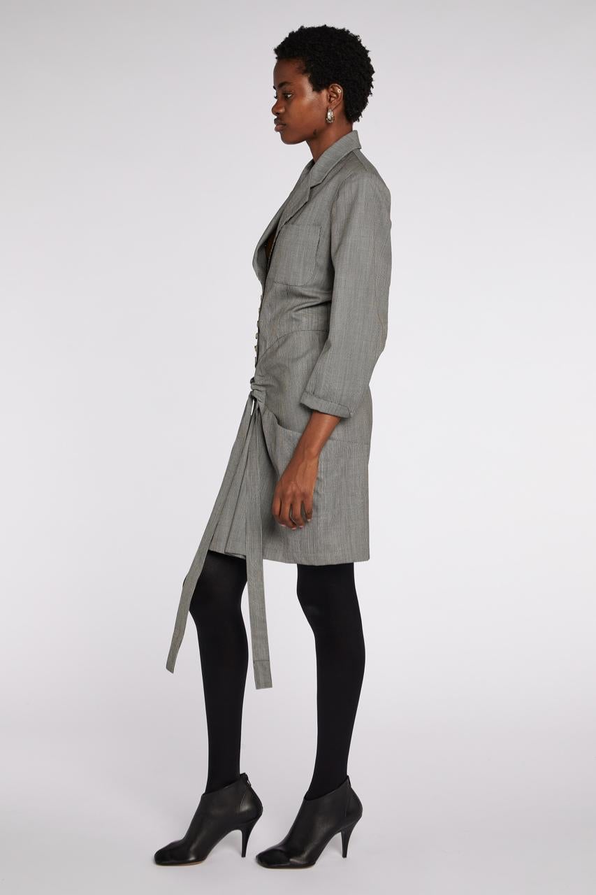 Alaïa - Robe à double boutonnage A/W 1988 Excellent état - En vente à London, GB
