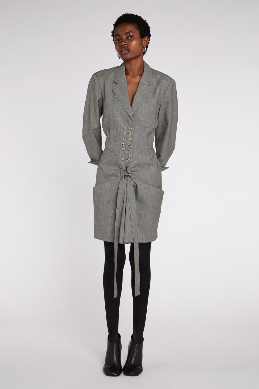 Alaïa - Robe à double boutonnage A/W 1988 en vente 1
