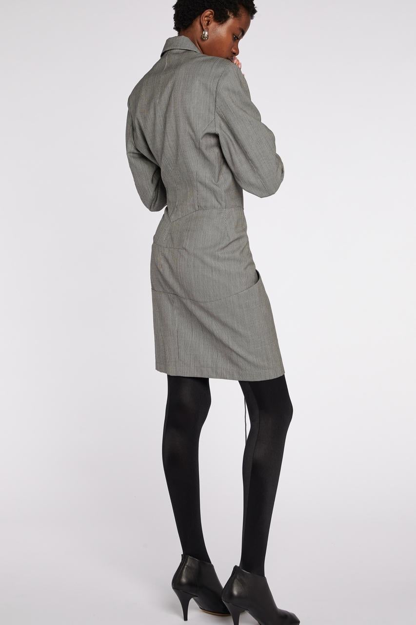 Alaïa - Robe à double boutonnage A/W 1988 en vente 2