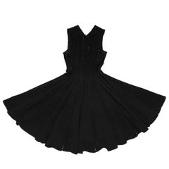 ALAIA Dress in Black Stretch Size S