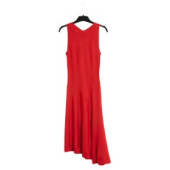 Alaia Kleid aus rotem Viscosa-Skater FR36