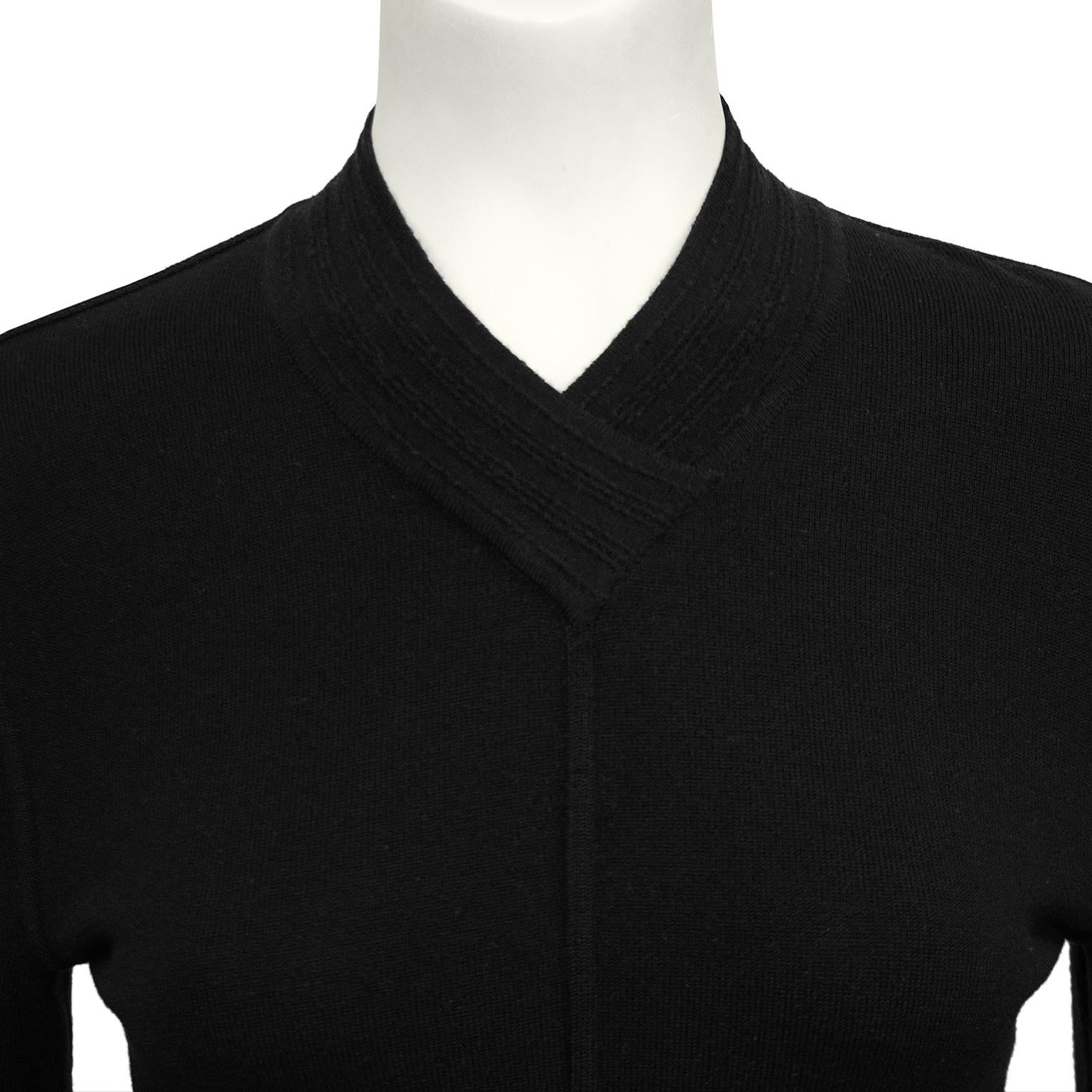 Fall 1991 Alaia Black Knit Jumpsuit In Good Condition For Sale In Toronto, Ontario