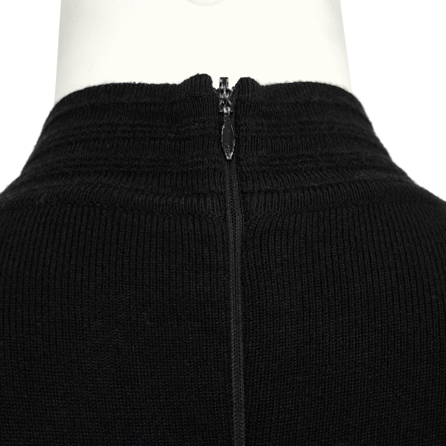 Women's or Men's Fall 1991 Alaia Black Knit Jumpsuit For Sale