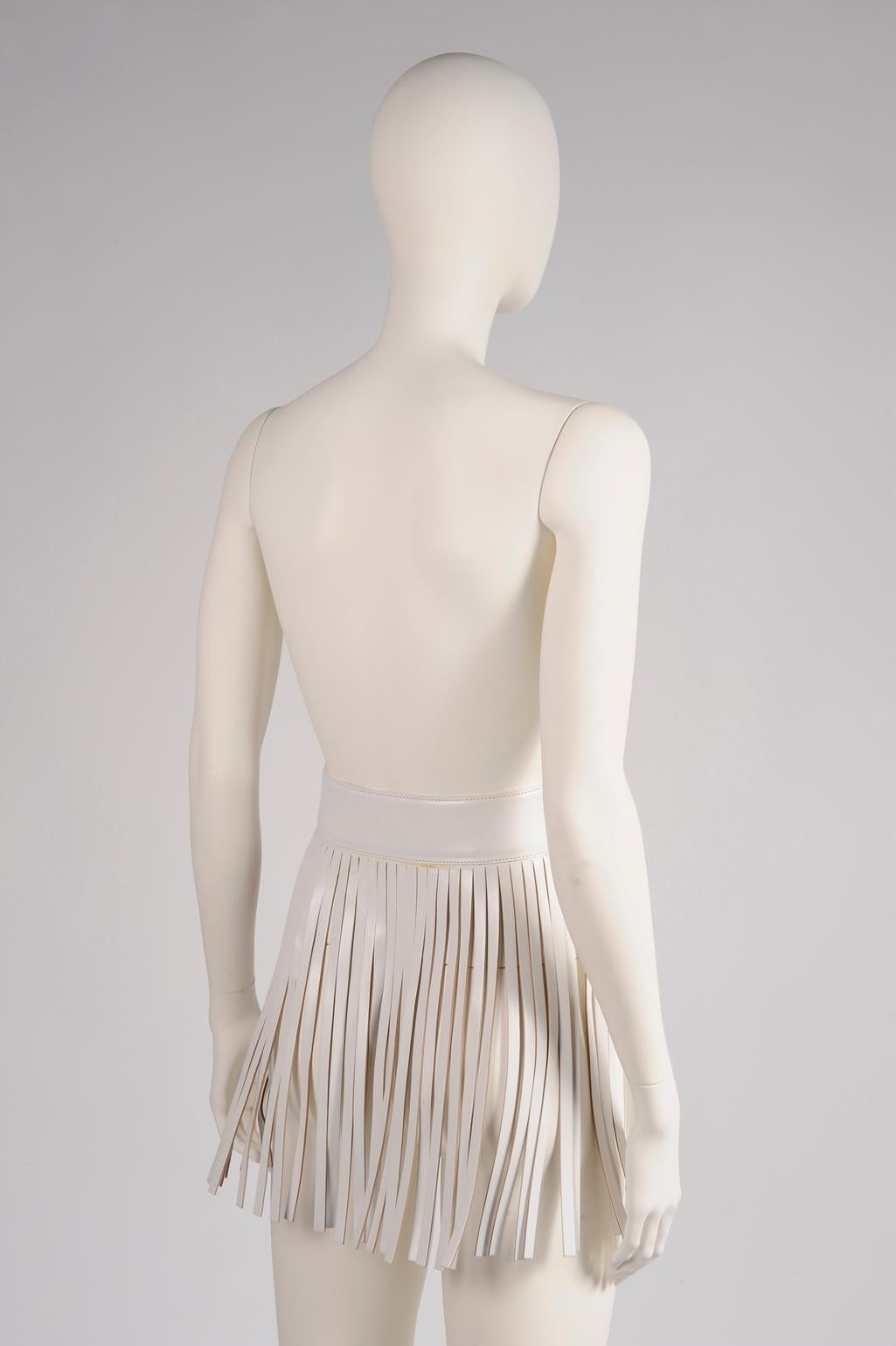Alaïa Fringed Leather Skirt Belt, Circa 2001 3