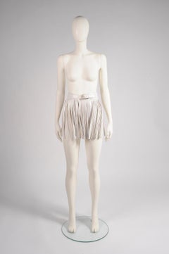 Alaïa Fringed Leather Skirt Belt, Circa 2001