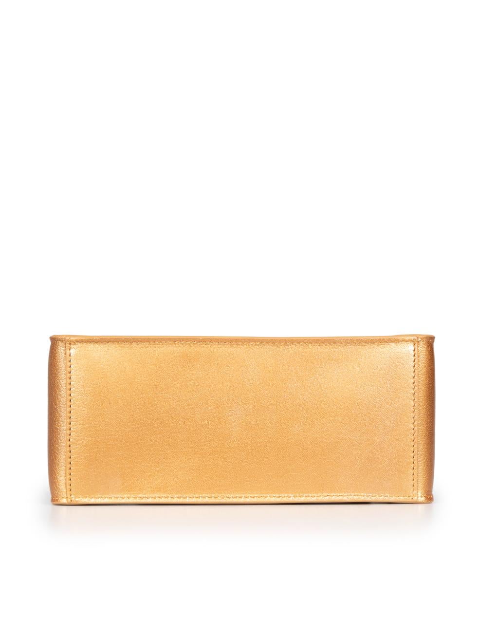 Women's Alaïa Gold Leather Handbag