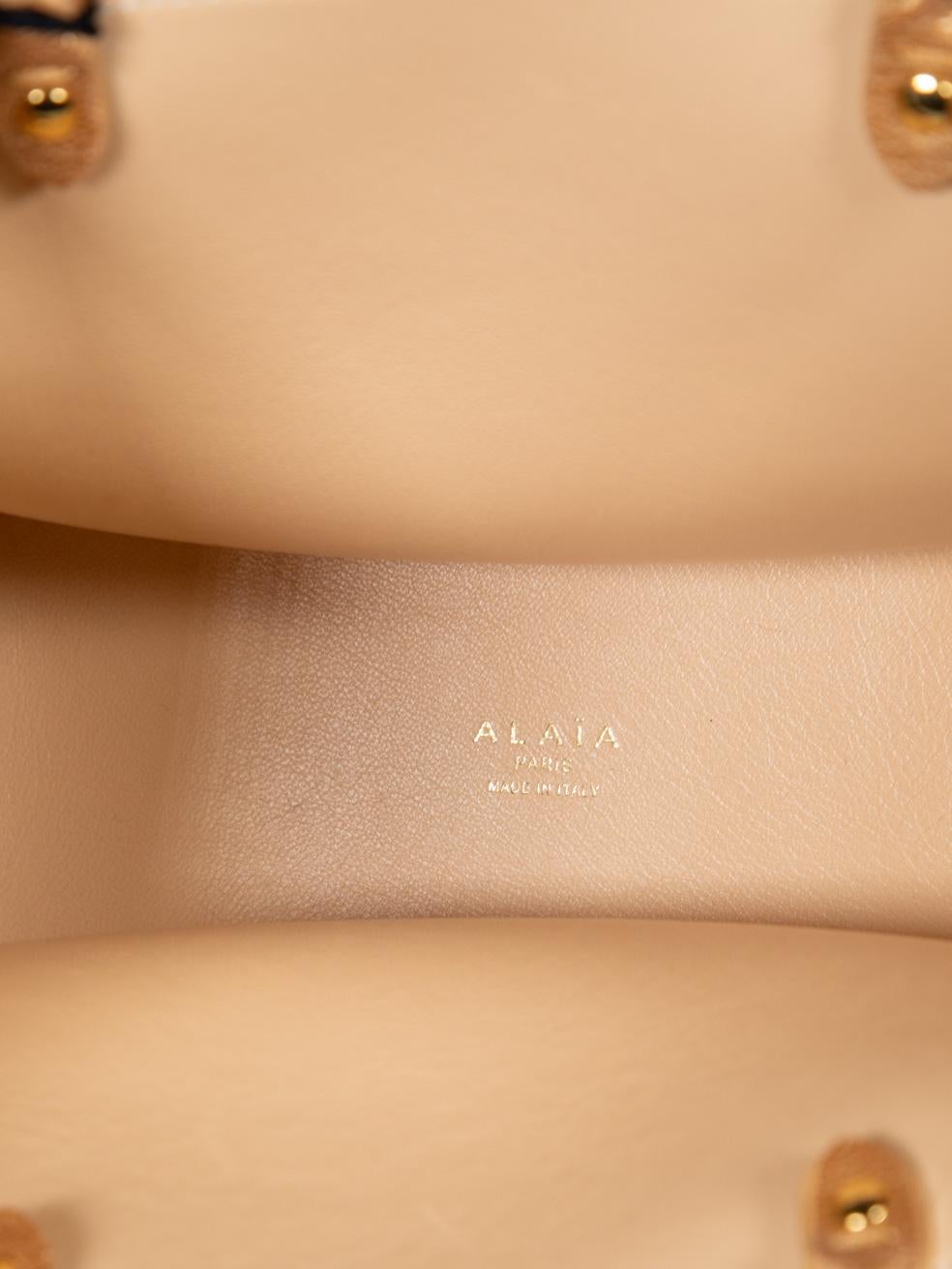 Alaïa Gold Leather Handbag 2