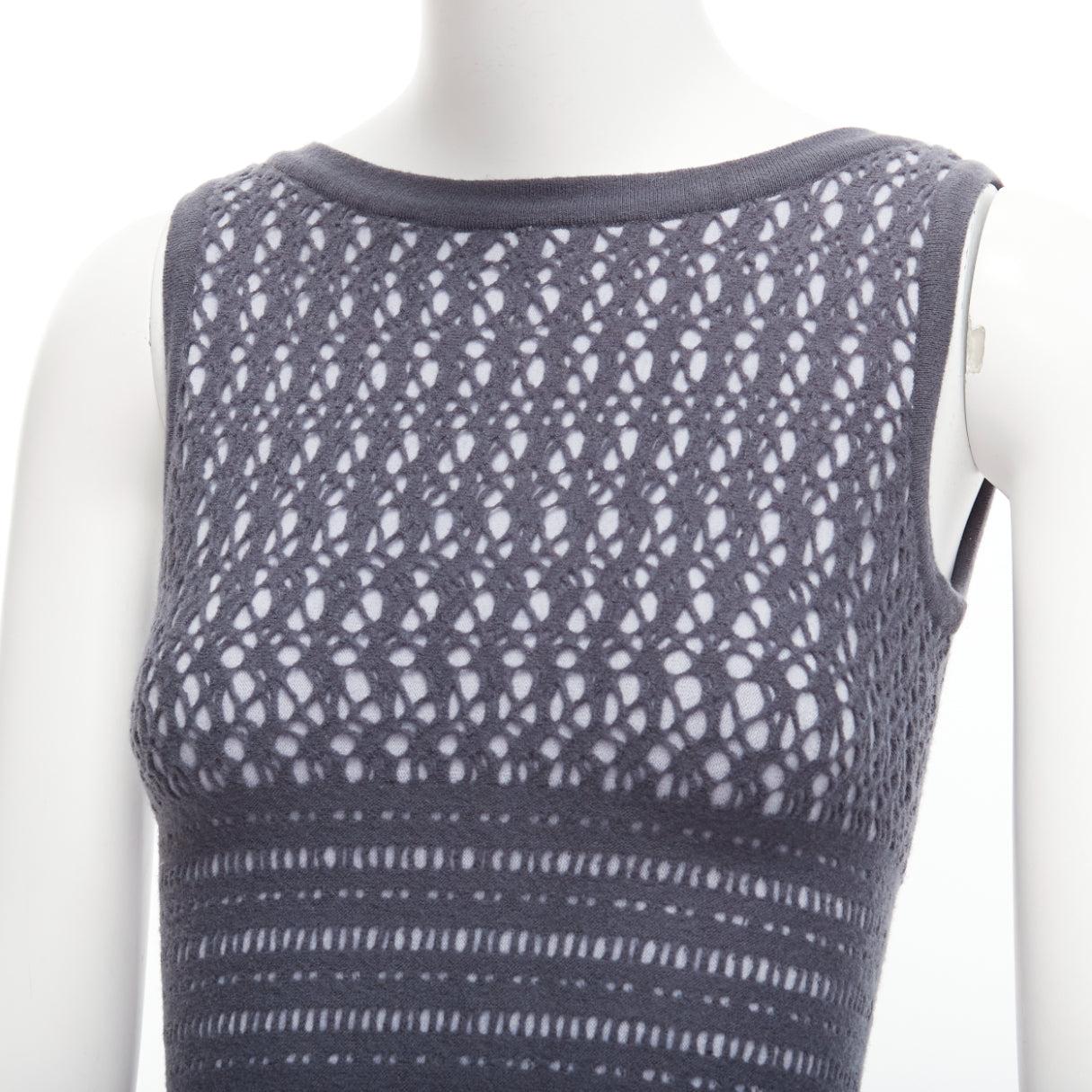 ALAIA grey virgin wool blend cut out jacquard fit flared mini FR36 S
Reference: AAWC/A01082
Brand: Alaia
Material: Virgin Wool, Blend
Color: Grey
Pattern: Lace
Closure: Zip
Lining: Grey Fabric
Extra Details: Back zip. Fully lined.
Made in: