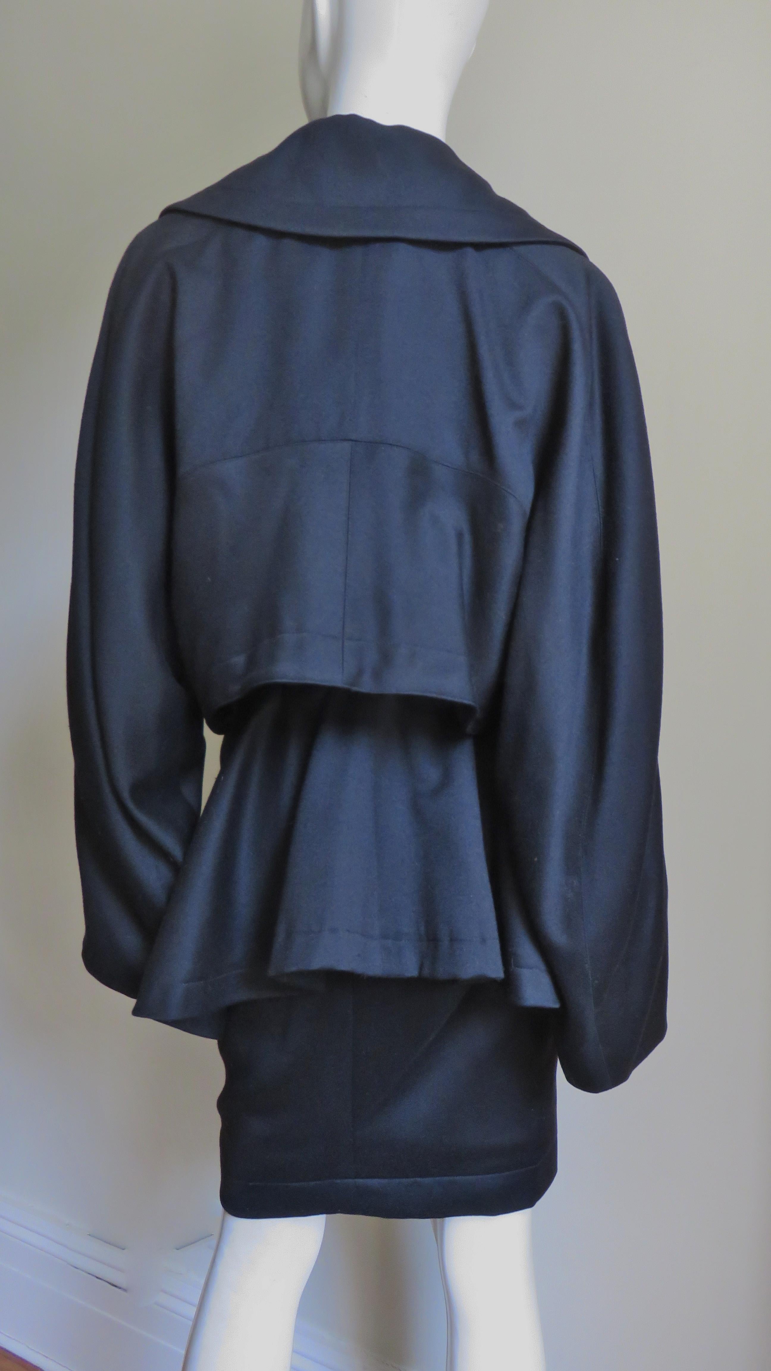 Azzedine Alaia - Tailleur veste, jupe et pantalon, automne-hiver 1986 en vente 9