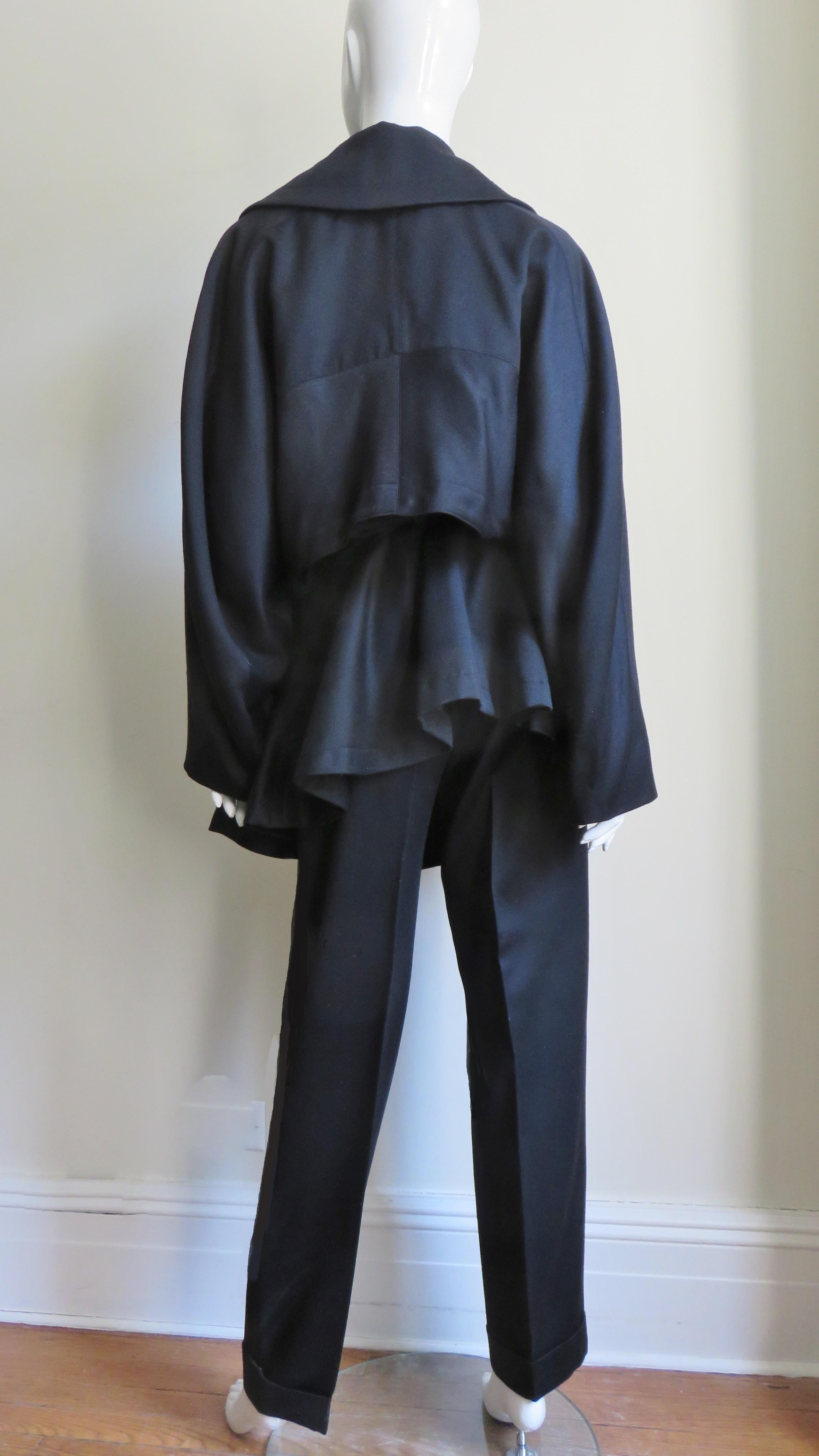 Azzedine Alaia F/W 1986 Jacket Skirt and Pants Suit For Sale 10