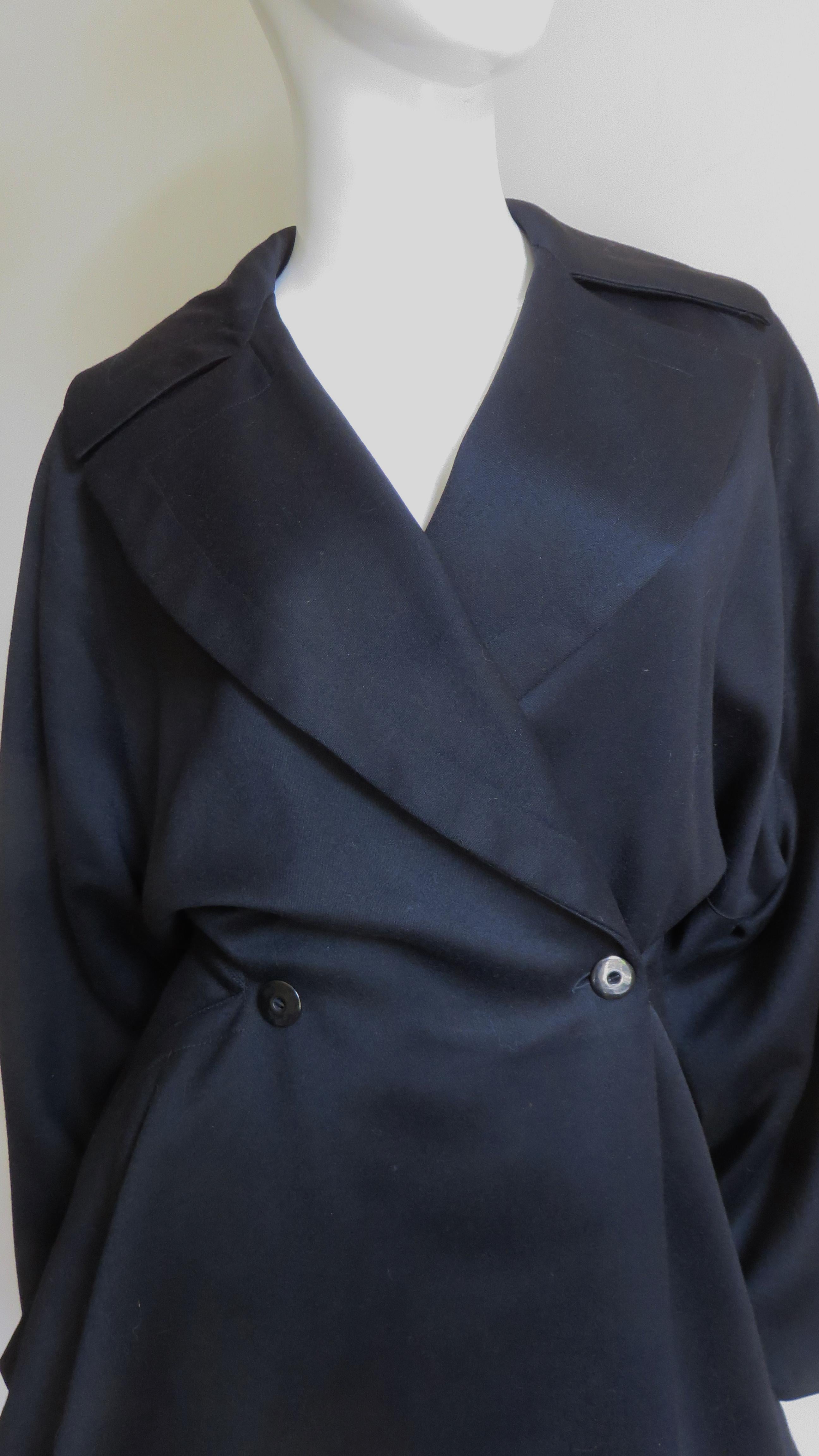 Noir Azzedine Alaia - Tailleur veste, jupe et pantalon, automne-hiver 1986 en vente
