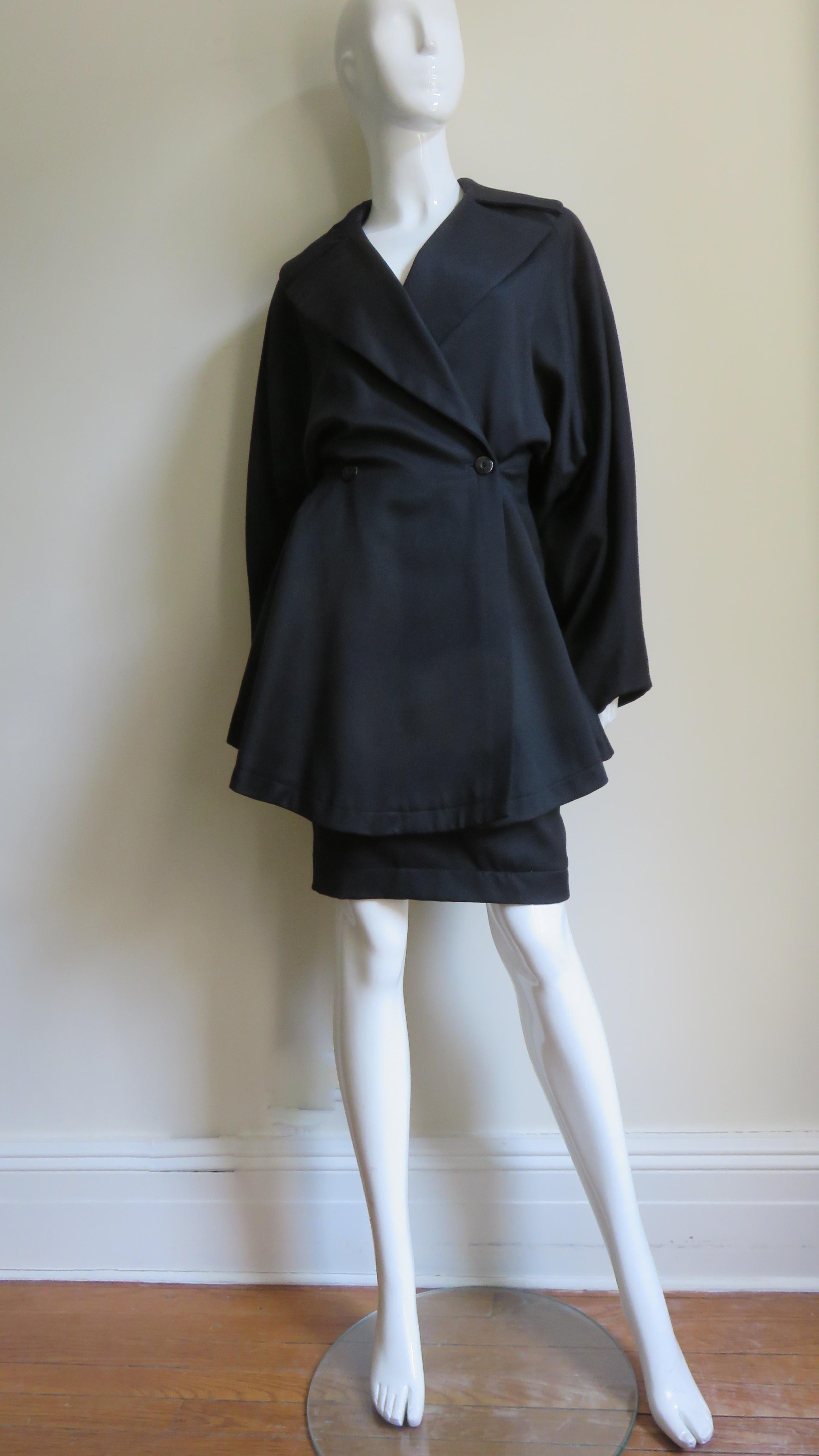 Women's Azzedine Alaia F/W 1986 Jacket Skirt and Pants Suit For Sale