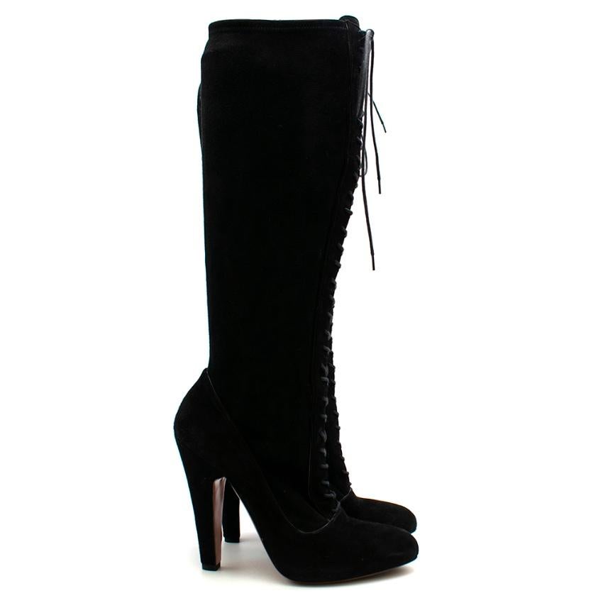 alaia boots over knee