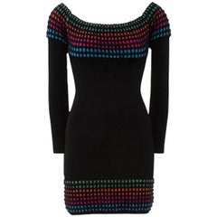 Alaia Gestricktes, tailliertes Kleid