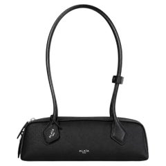 Alaïa Le Teckell Piccola Borsa a tracolla in pelle di capra nera