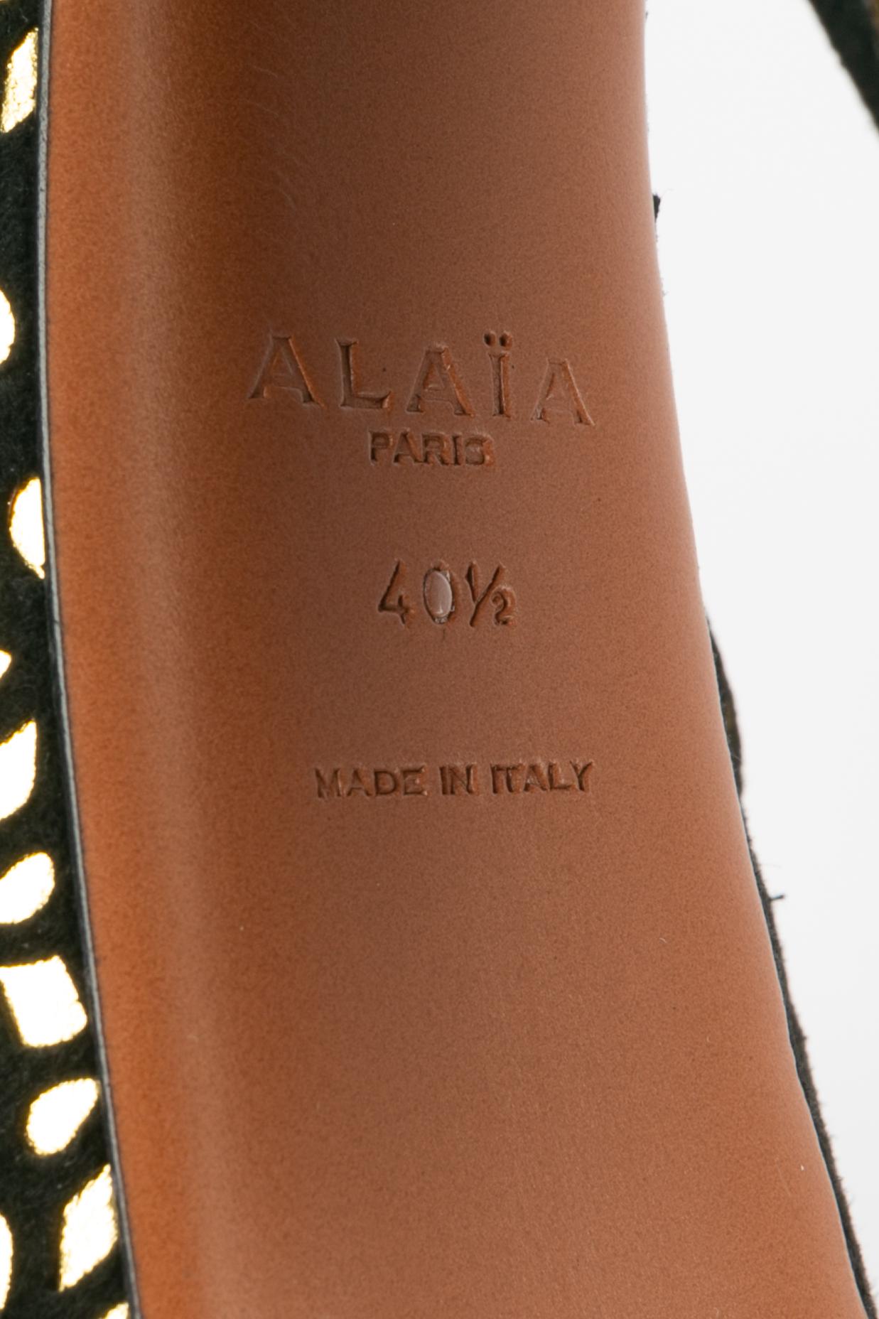 Tacones de aguja de piel Alaïa en venta 5