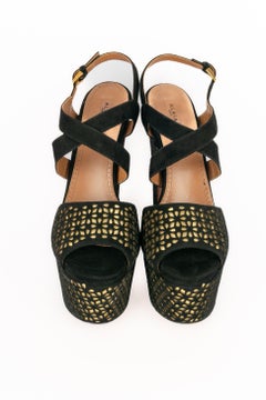 Alaïa leather stilettoes