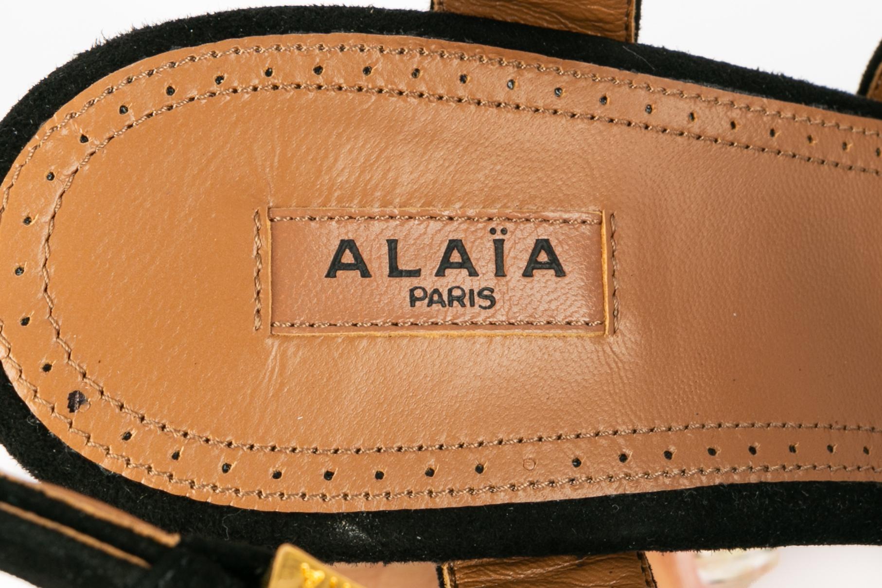 Tacones de aguja de piel Alaïa en venta 3