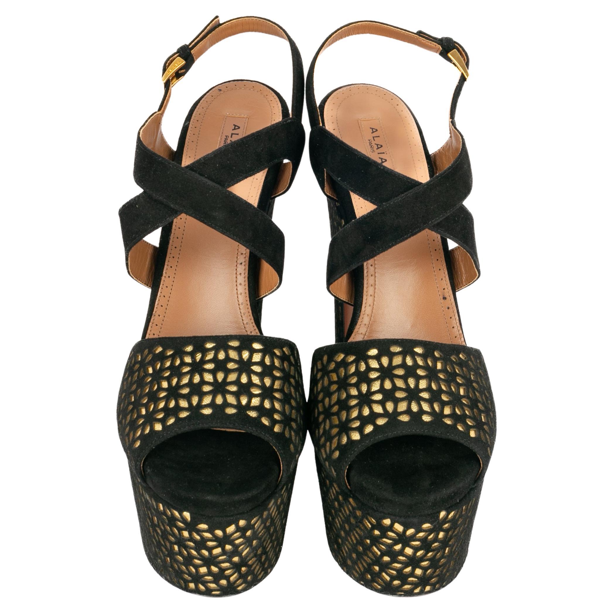 Tacones de aguja de piel Alaïa