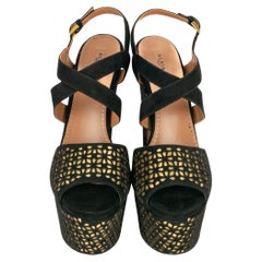 Tacones de aguja de piel Alaïa