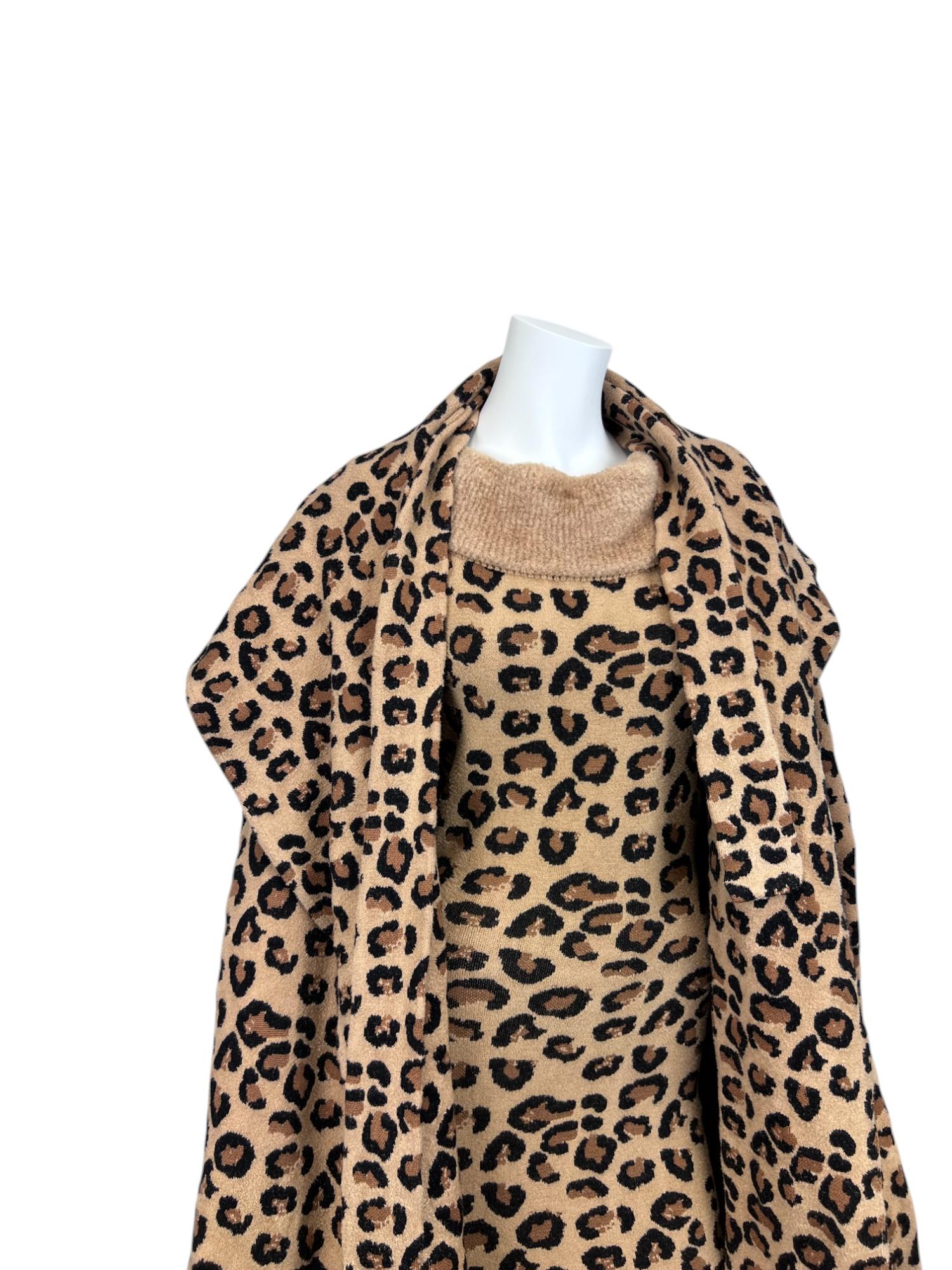 Alaïa Leopard Long Dress For Sale 8
