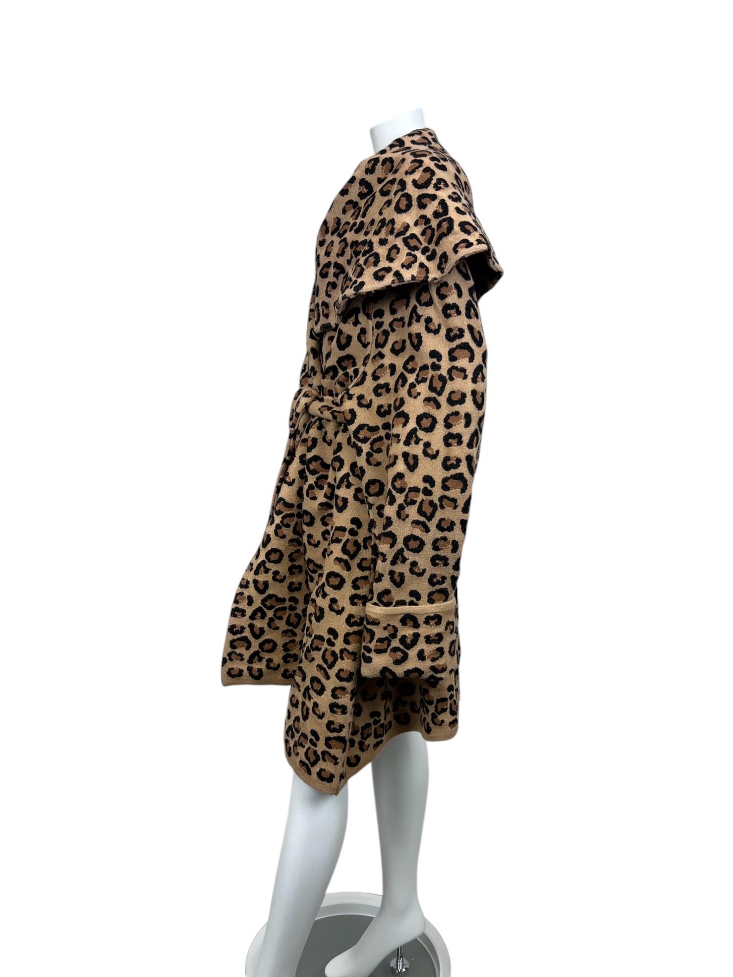 Women's Alaïa Leopard Sweater Jacket For Sale