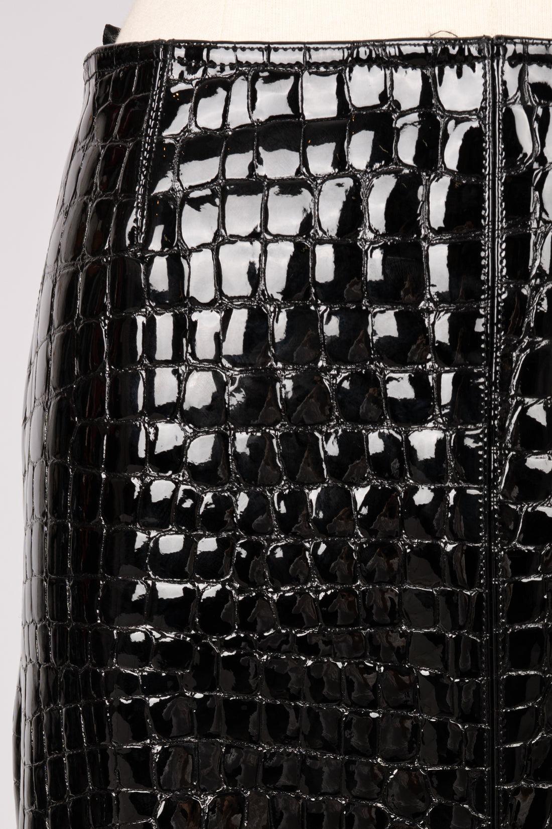 Alaïa Long Leather Skirt 1