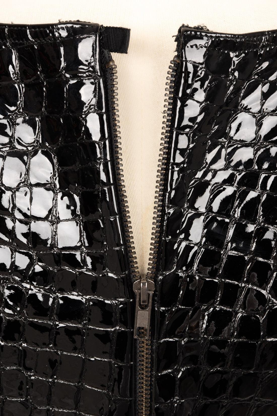 Alaïa Long Leather Skirt 3