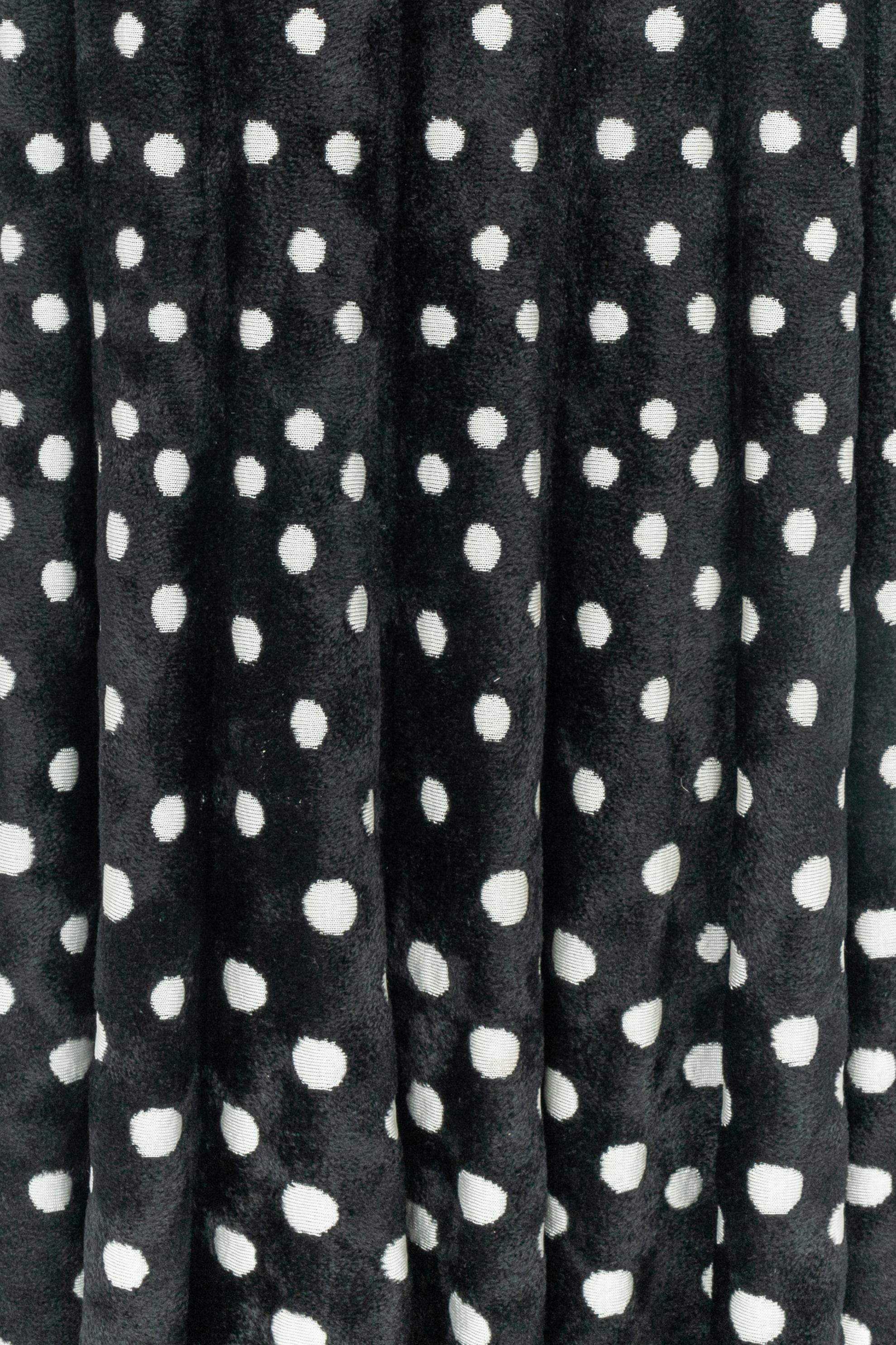 Black Alaïa long polka dot skirt For Sale