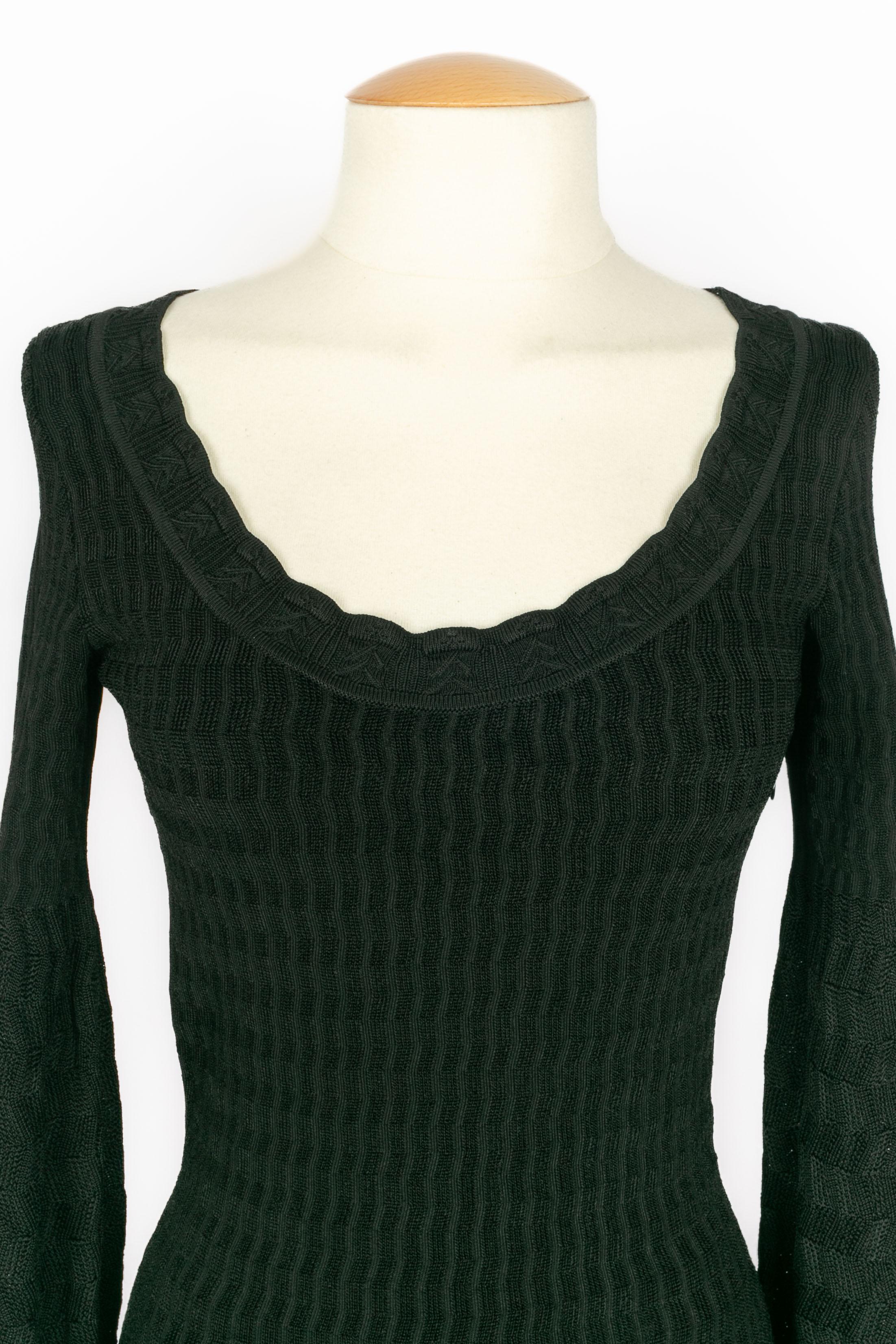 Black Alaïa mesh dress For Sale