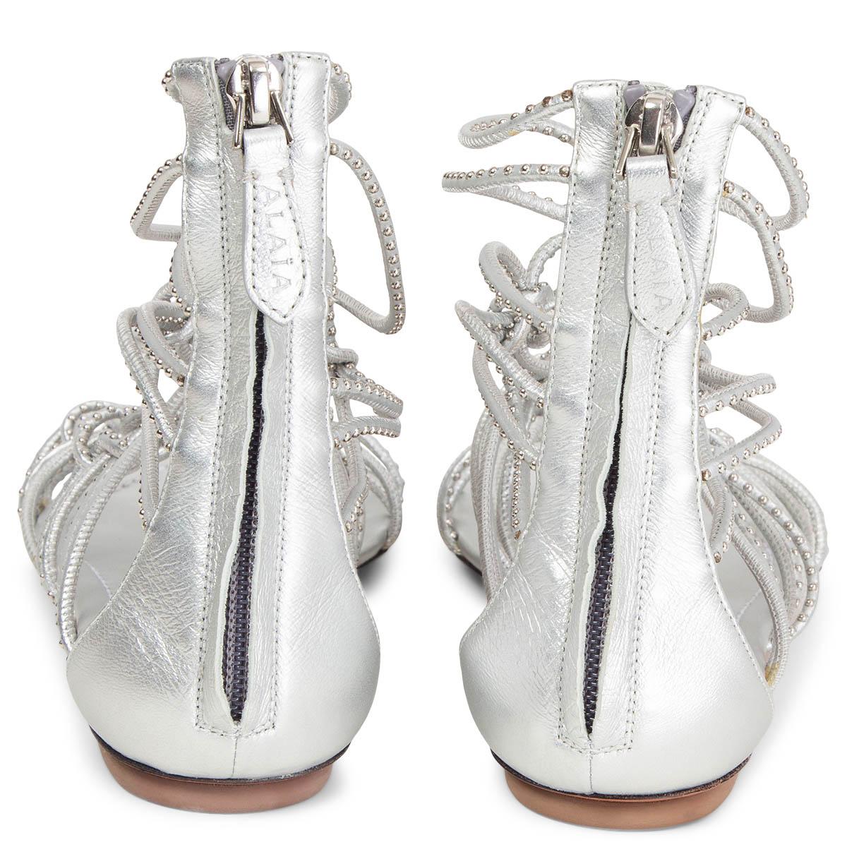 silver gladiator sandals