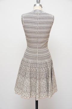 Alaia Mini Leopard Print Dress   Size 42  NEW