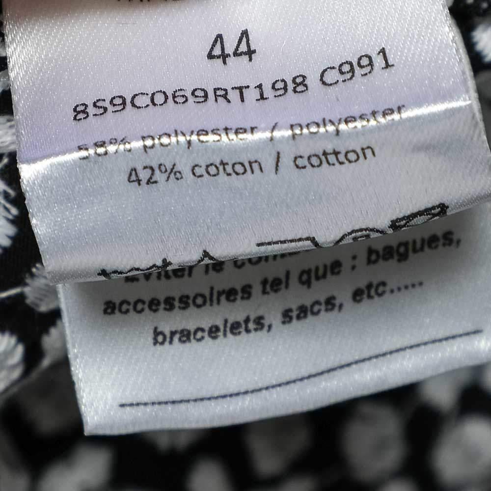 Alaïa - Veste en coton brodée monochrome avec ceinture et boutons à l'avant, taille L Pour femmes en vente