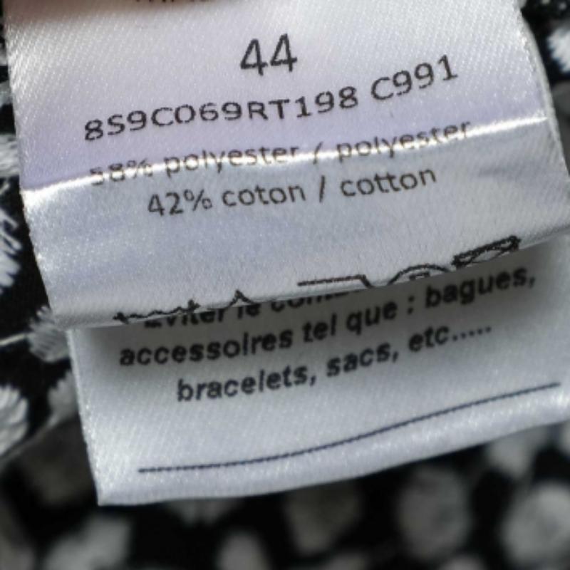 Alaia Giacca monocromatica in cotone ricamato con cintura e bottoni sul davanti L.L.A. 1