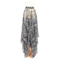 Falda Alaïa de muselina