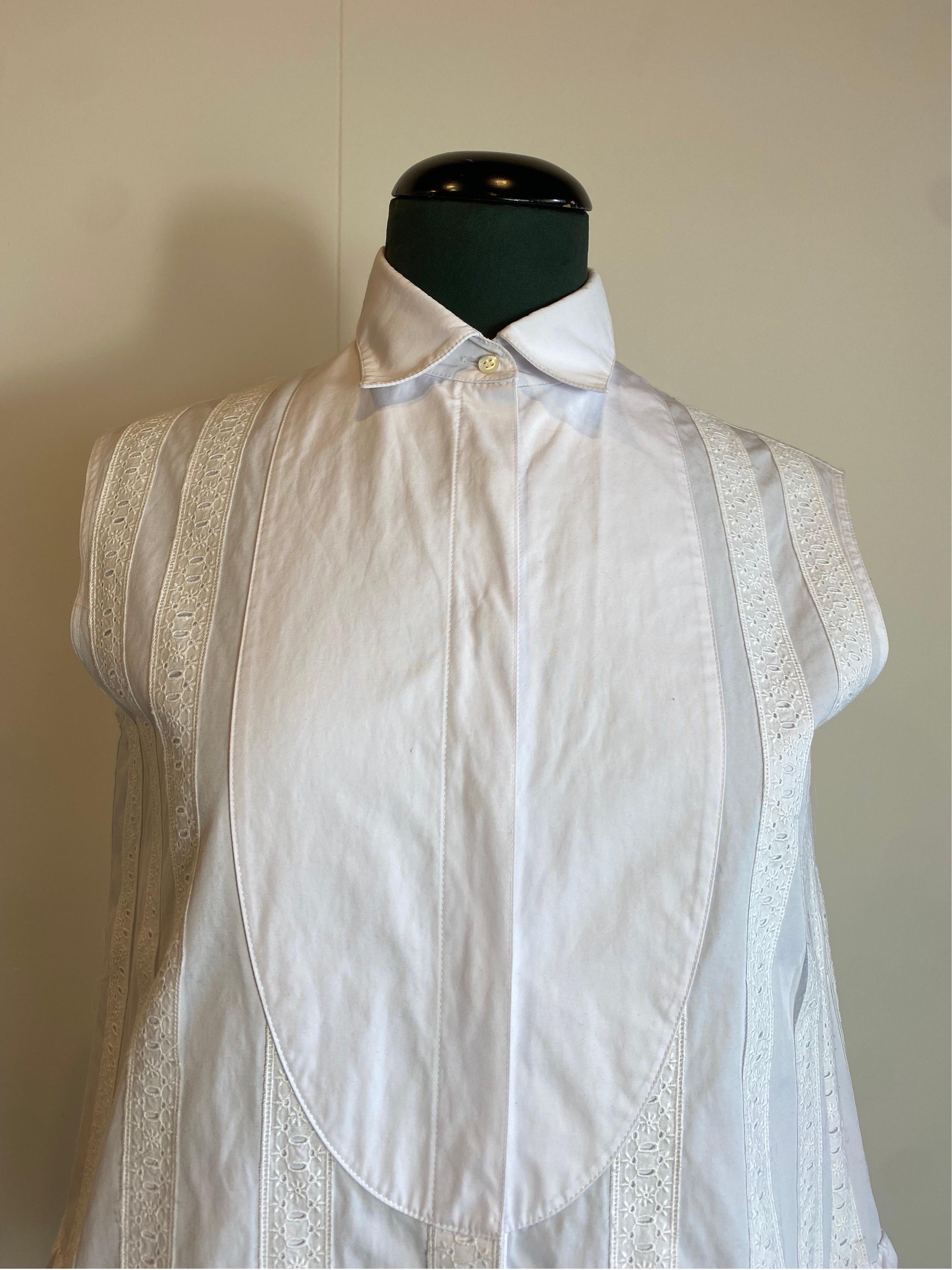 Women's or Men's Alaia Paris White Blouse  For Sale