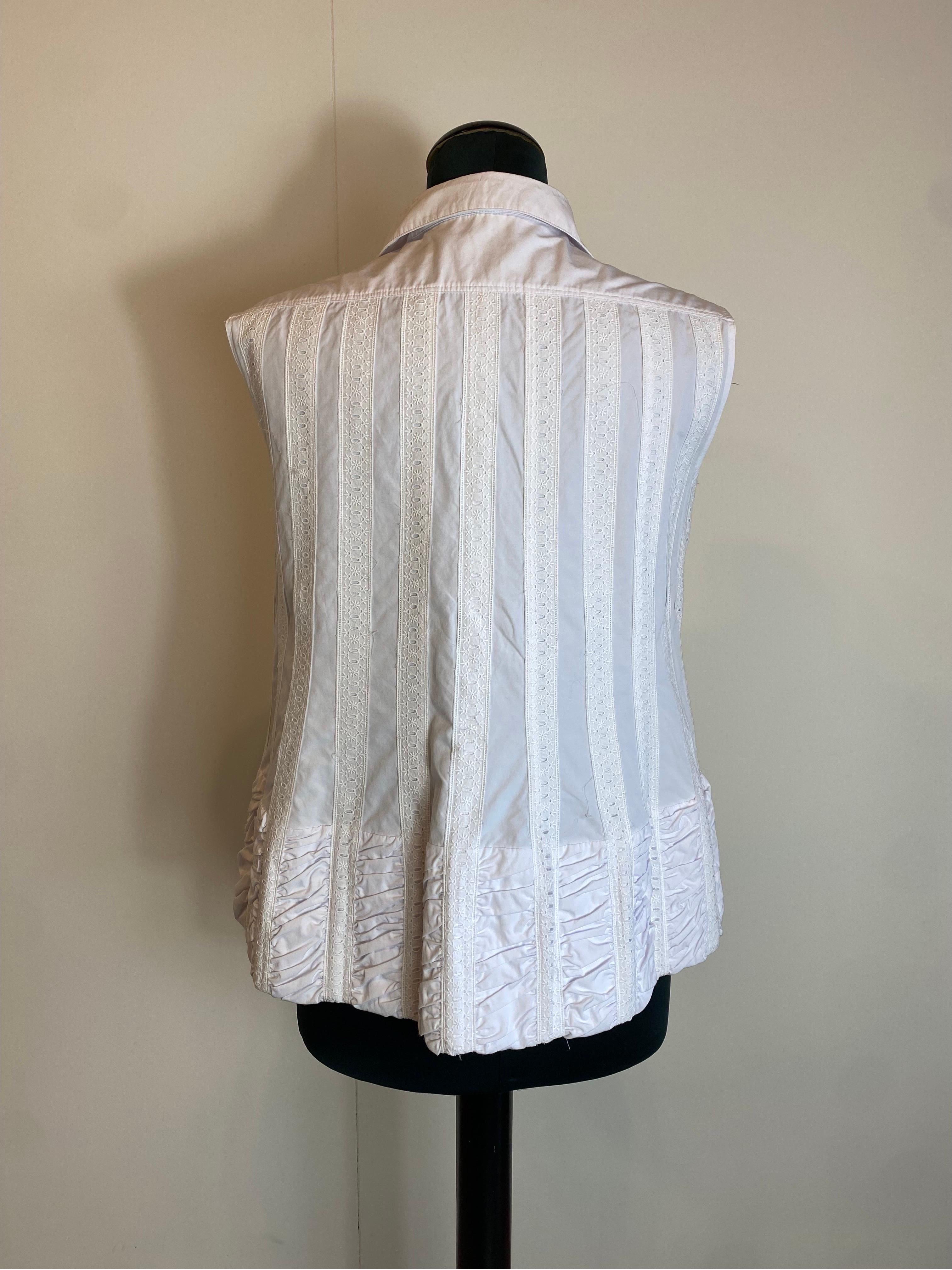 Alaia Paris Camicetta bianca in vendita 2