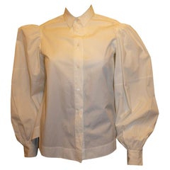 Alaia Paris White Cotton Shirt