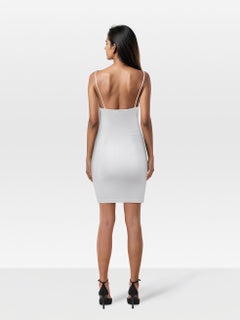 Alaïa Pierre Mantoux for Alaïa White Bodycon Mini Dress Size S